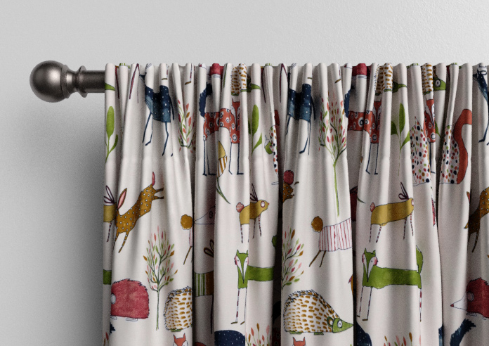Oh My Deer, Berry - Made to Measure Curtains - Image 9